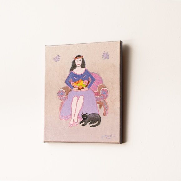 Original painting "Les fruits", 12"x10", oil on canvas - Picture 4 of 5